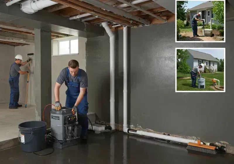 Basement Waterproofing and Flood Prevention process in De Soto, MO